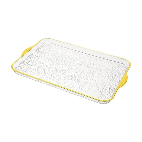 Coffee Bar Cabinet, Serving Trays with Handle Bar Tray Dessert Tray Coffee Table Meal Tray Organizer Fruit Sheets for Cabinet Dining Table