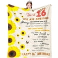thumbnail image 1 of LHSHID 12 Year Old Girl Birthday Gifts Blanket Flannel Soft and Comfortable Anti static Bed Sofa Blanket 60x80in, 1 of 5