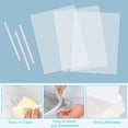 thumbnail image 4 of Clear Cat Litter Box Splash Guard, 3 Pcs Reusable High Sided Pee Shields for Open Top Litter Pan, -Splashing Cat Toilet Training Kit for Straight or Curved Sides, 15 x 11.5 Inch, 4 of 4