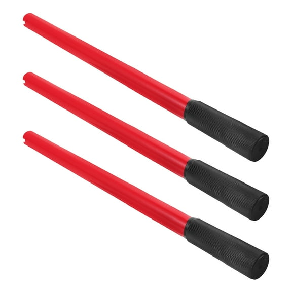 Luxshiny 3pcs Car Jack Part Steel Pole Lever Handle For Vehicle Maintenance