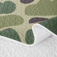 thumbnail image 5 of Manfei Vintage Camo Quilt Full,Cute Bear Full Bedspread Sets,Brown Green,3 Pieces, 5 of 7