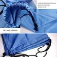 thumbnail image 2 of Cherryhome Backpack Bag, Waterproof Draw String Back Sack with Zip Pocket, Gym Drawstring Bags Swim Bag for Men Women, 2 of 4