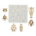 thumbnail image 5 of Robots Shape Jelly Molds Silicone Mould Cake Decorating Gadget Fondant Mold, 5 of 7