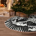 thumbnail image 5 of Lukts Psychedelic Skull Illusion Art Print Color Life Christmas Tree Skirt, Winter Holiday Tree Mat Decoration ,Can be Used as A Shawl-48", 5 of 6