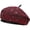 red, variant on vlrwzc Women Vintage Beret Leather Beret With Rhinestones Classic French Berets Hat Lightweight Winter Hat Chic PU Leather Berets Artist Painter Cap