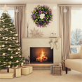 thumbnail image 5 of 16 Inch Decorative Front Door Wreath Seasonal Hanging For Year Round Display, 5 of 5