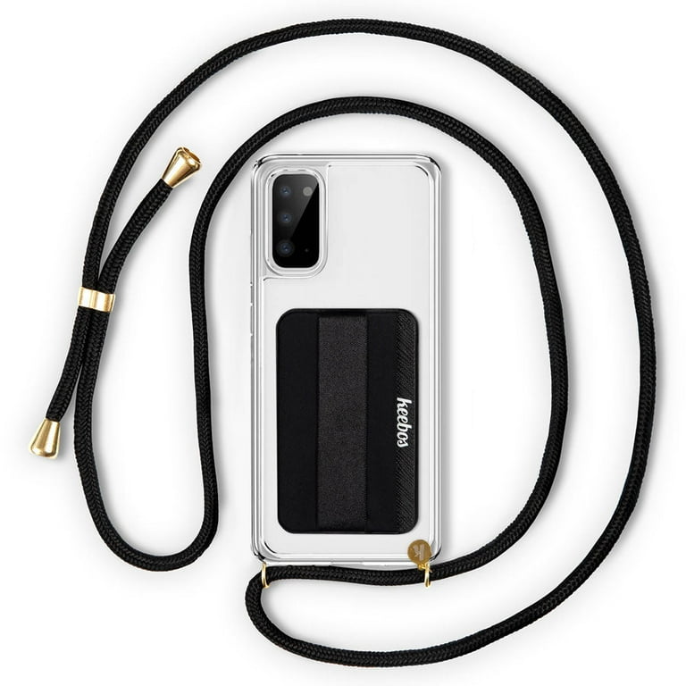 Crossbody Phone Case Clear Black for Samsung Galaxy S9 Plus