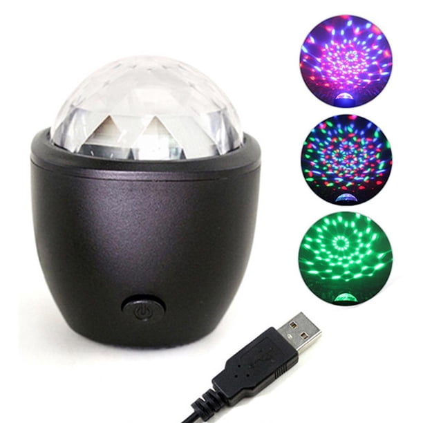 Usb Mini Disco Light Party Lights Ball Sound Activated Led Car Atmósfera Light, Magic Strobe Light Para Fiestas De Navidad Pool Club Cateissary HA022974-00