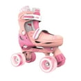 thumbnail image 3 of Neon Quad Kids Skates, Adjustable Size 3-6 US, One-Pair, Unisex, Pink Peach, 3 of 7
