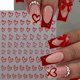 thumbnail image 5 of Quezadyl 8 hojas de stickers para uñas con corazones 3D para San Valentín, 5 of 9