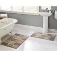 thumbnail image 1 of Chesapeake Pebbles 2 pc Amethyst Bath Rug Set (21"x34" & 24"x40"), 1 of 6