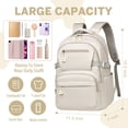 thumbnail image 3 of Gynky School Backpack, Large Capacity Bookbag Cute Girlish Water-Resistant Laptop Backpacks for Teen Adults Tween, Fashion Aesthetic Lightweight Travel Daypack for Women Middle School College, 3 of 10