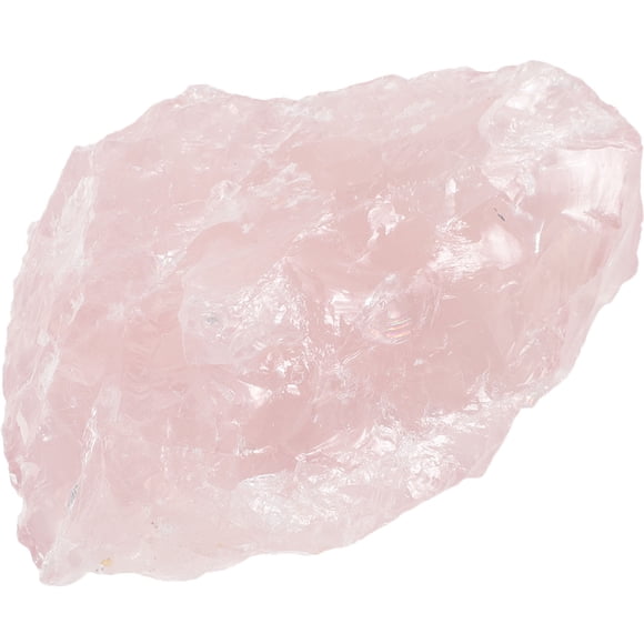 OULII 1Set Crystal Stone Pink Quartz Natural Raw Stone For Home And Garden Decor