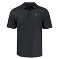 thumbnail image 2 of Men's Cutter & Buck Black Baltimore Orioles Big & Tall Pike Eco Shadow Check Print Polo, 2 of 3