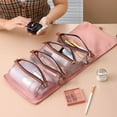 thumbnail image 2 of 4 In 1 Multifunctional Cosmetic Storage Bag Split Foldable Cosmetic Bag Portable Travel Wash Bag, 2 of 18