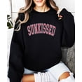 thumbnail image 3 of Sunkissed Sweatshirt for Women and Teens Girly Trendy Summer Sweater Black Sweatshirt Adult Large, 3 of 4