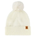thumbnail image 3 of GUACER Beanies for Women Winter Ultra Soft Pom Pom Thermal Fleece Cozy Knit Snow Ski Hats for Casual Outdoor, 3 of 4