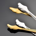 thumbnail image 4 of Nkmbld Grill Tongs 304 Stainless Steel Sugar Clip Wing-shaped Ice Clip Perfect for Food,Salad and BBQ, Silver, 4 of 5