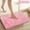 Pink, variant on SomWiBe 50% off Clear! Pink Bathroom Rug Won't Slip Bathroom Mat Soft And Comfortable Furry Durable Thickened Bathroom Rug Machine Washable Reusable