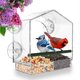 thumbnail image 2 of Bird Feeder, Acrylic Clear Window Bird Feeder, 2 of 5