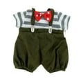thumbnail image 2 of Pantalones con tirantes Hugo para muñecas 38 cm 3 piezas camiseta con pajarita, 2 of 8