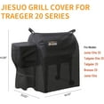 thumbnail image 2 of JIESUO Grill Cover for 20 Series, Junior & Tailgater Grills, Heavy Duty Waterproof Wood Pellet Grill Cover, Outdoor Full Length Grill Cover, 2 of 7