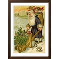thumbnail image 2 of Art.com Father Christmas, Beatrice Litzinger Collection Art Print, Brown Frame Wall Art, 32" x 44", 2 of 5