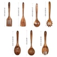 thumbnail image 4 of BYXAS Non-Toxic Wooden Spoons for Cooking– 7-Piece Kitchen Utensils Set, Glue-Free & One-Piece Cooking Utensils, Natural Wooden Utensil Set with Plant-Based Finish, Free of Forever Chemicals, 4 of 7