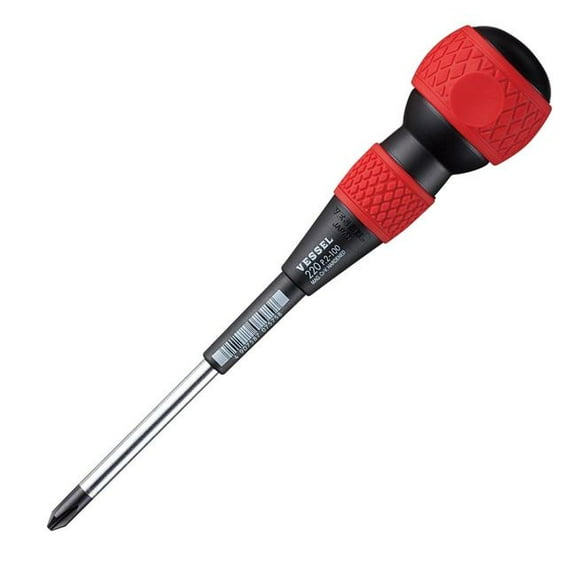 Vessel Tools USA VES220P2100 Magnetic Philips Tip Ball Grip Screwdriver