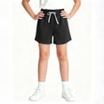 thumbnail image 6 of LLYWEY Girls Bermuda Shorts, Boys Knee Length Shorts, Kids Casual Summer Solid Elastic Waist Straight Leg Shorts with Pockets 3-4 Years, 6 of 8