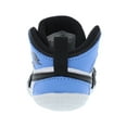 thumbnail image 3 of Nike Jordan 1 Crib Bootie Infant/Toddler Shoes Size 4, Color: University Blue/Black/White, 3 of 4