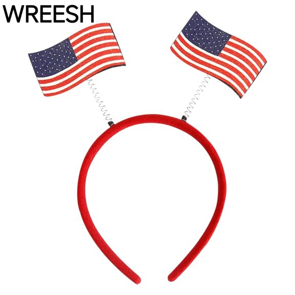 WREESH Independence Day Headband Outfit Accessory Party Prop for Adult and Kids