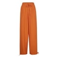 thumbnail image 5 of Womens Baggy Utility Pants Summer High Waisted Wide Leg Cargo Pants With Pockets, 5 of 5