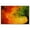 Silver Frame, variant on Fire and Ice Tree I Canvas Nature Wall Decor by Art Remedy, Gallery Wrapped, 15 x 10
