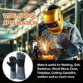 IC ICLOVER Leather Welding Gloves Heat/Fire Resistant