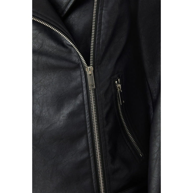 Dorothy Perkins Womens Faux Leather Petite Biker Jacket Walmart