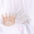thumbnail image 2 of Nvzi-c Wedding Tiara for Bride Princess Tiara Headband Bridal Crown,Crystal Rhinestone Hair Jewelry Decor for Queen Bride Birthday Prom Wedding Pageant Halloween Costume Party(White), 2 of 2