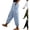 #02 Light Blue, variant on Elastic Waist Joggers for Women Summer High Waist Multi Pocket Cargo Pants Loose Fit Casual Travel Outing Trousers ,L,#02 Army Green