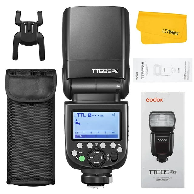 Cámara flash Godox TT685II-N TT685IIN para réflex digital Nikon