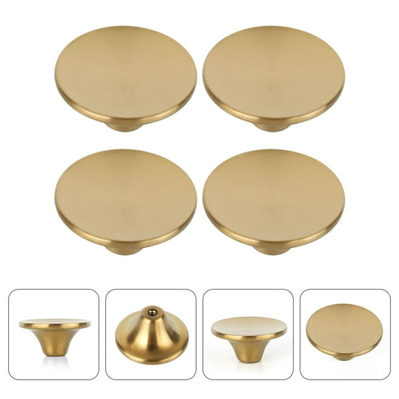 HAKIDZEL 4pcs Pot Lid Handles Sturdy Metal Replacement Knobs For Cookware Covers Easy To Install Fit For Kitchen Use