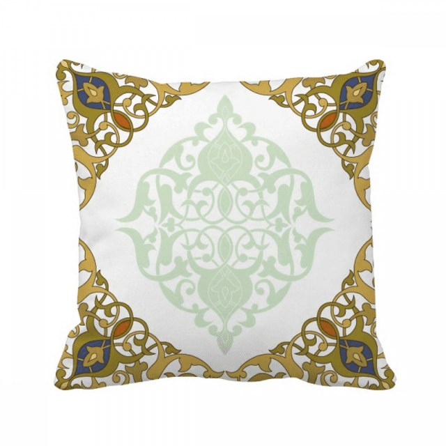Cadre baroque Moderne Motif de Fleurs Jeter Oreiller Canapé de Couchage Housse de Coussin