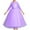 75#Purple, variant on Girls' Summer New Long Sleeve Ruffled Lace Round-Neck Embroidery Mesh Princess Bow Skirt Swim Dress Casual Summer Dresses For Girl 2024