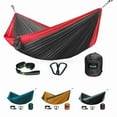 thumbnail image 3 of 300x200cm Portable Camping Tourist Parachute Cloth Hammocks  Outdoor Garden Travel Sleeping Hanging Hammock Swing Nature Hike, 3 of 10
