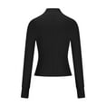 thumbnail image 5 of Lenpel Workout Jackets for Women Long Sleeve Full Zip up Running Yoga Tops Athletic Slim Outwear with Pockets, 5 of 6