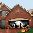 thumbnail image 1 of Halloween Garage Banner For Holiday Festivities With Exquisite Craftsmanship And Colors To Enhance Your Season Celebrations(Sytle B-400X180Cm)#3713, 1 of 3