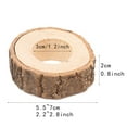thumbnail image 4 of 20 Pcs Wooden Napkin Ring Christmas Napkin Ring Holders Round Holder Decorative Napkin Rings 1.18In, 4 of 8