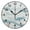 Black, variant on 9.84in Winter Snowflakes Landscape PVC Canvas Wall and Table Clock with Canvas Texture, Black or Gold Hands