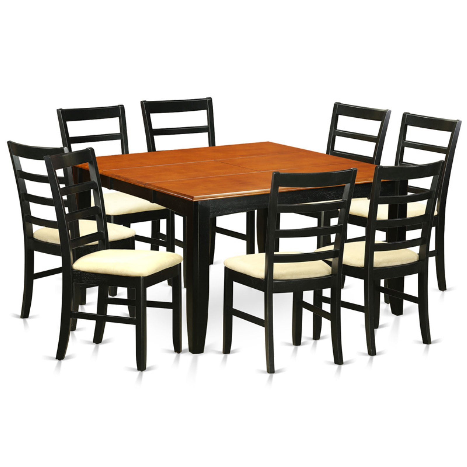 East West Furniture Parfait 9 Piece Shaker Dining Table Set