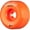 Orange, variant on Mini Logo A-Cut Skateboard Wheels 101a 52mm Red