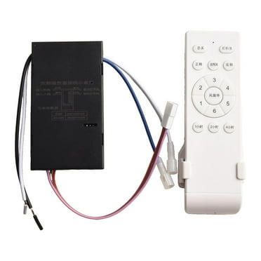 Experience Added Comfort with Ceiling Fan Light Remote Control Receiver featuring 6 Speed Control and Timing Switch
